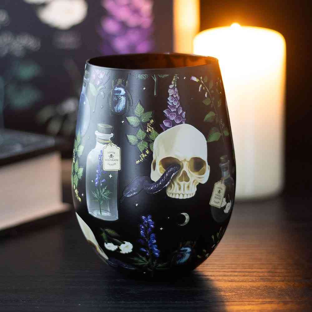 Something Different - Venom & Vines Print Stemless verre de vin - Multicolore